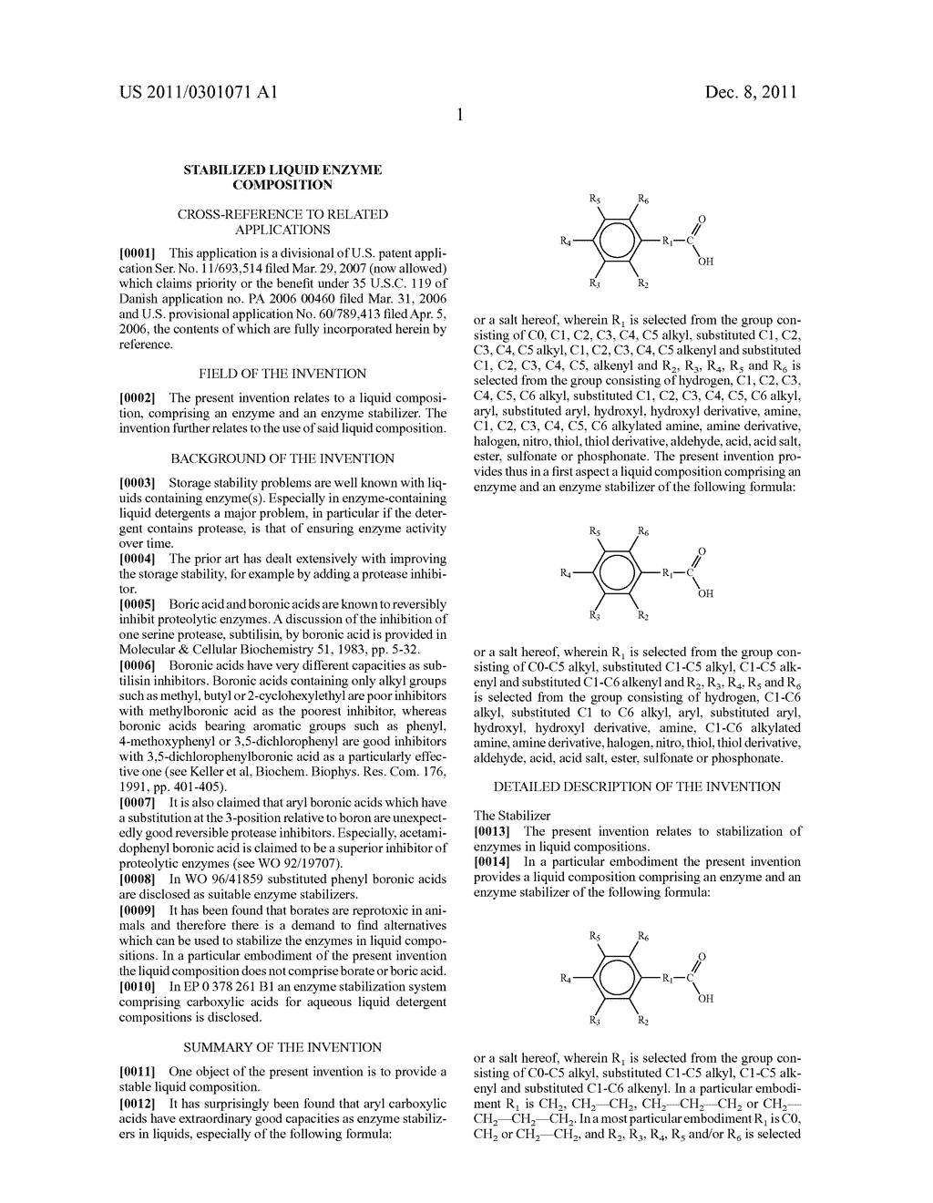 Stabilized Liquid Enzyme Composition - diagram, schematic, and image 02