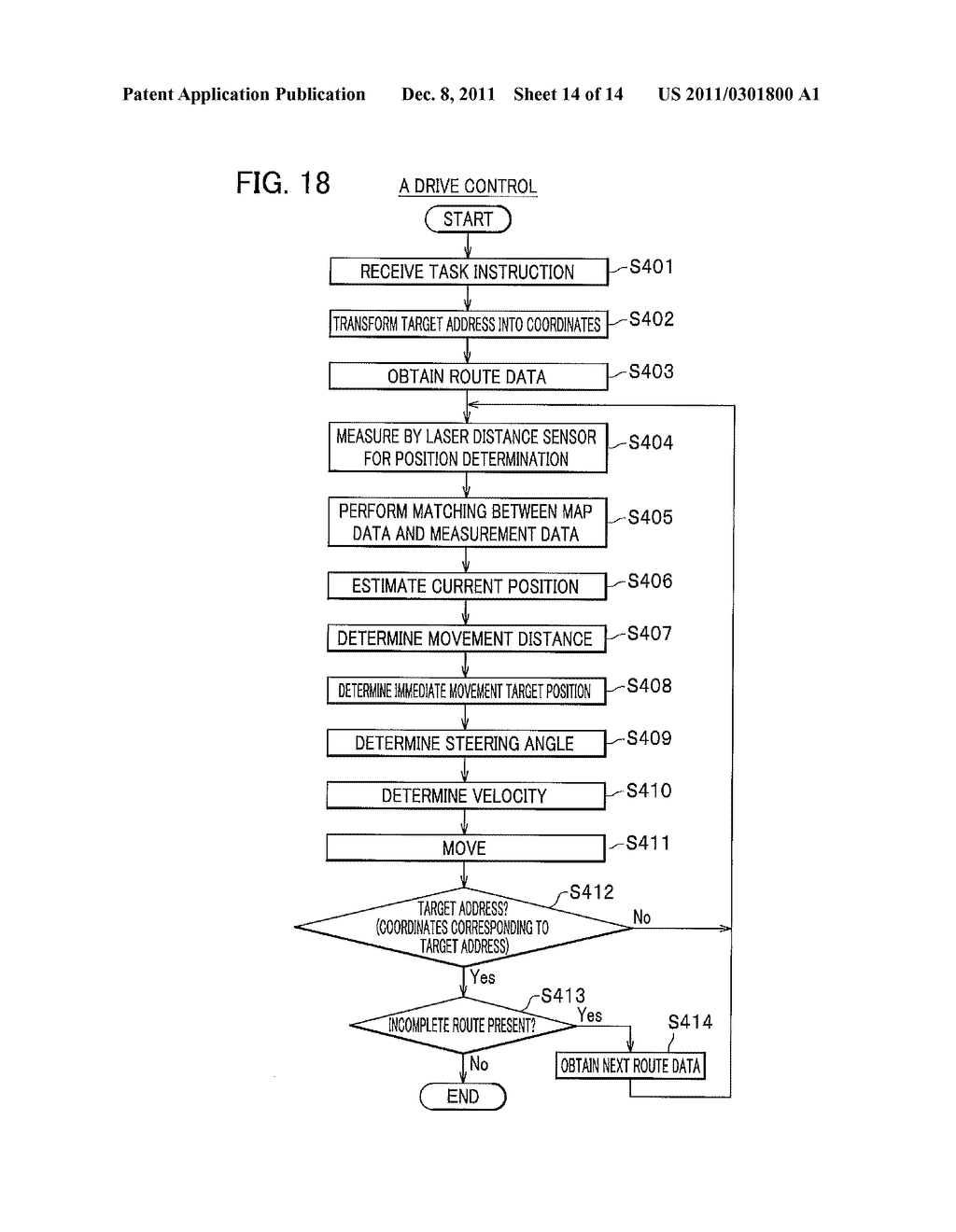 AUTOMATIC GUIDED VEHICLE AND METHOD FOR DRIVE CONTROL OF THE SAME - diagram, schematic, and image 15