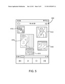 VISUAL SHUFFLING OF MEDIA ICONS diagram and image