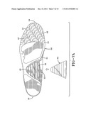 Adjustable and interchangebale insole and arch support system diagram and image