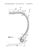 REDUCED WEIGHT AIRCRAFT TIRE diagram and image