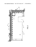 Apparatus and process for wrapping and securing edge flaps of flexible     cover sheet to panel structure diagram and image