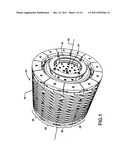 Transfer ring or drum apparatus having adjustable circumference diagram and image