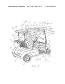 SUNSHADE FOR USE WITH GOLF CARTS diagram and image