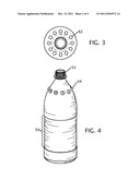 BOTTLE, CAN OR CUP IDENTIFIER DIMPLES diagram and image