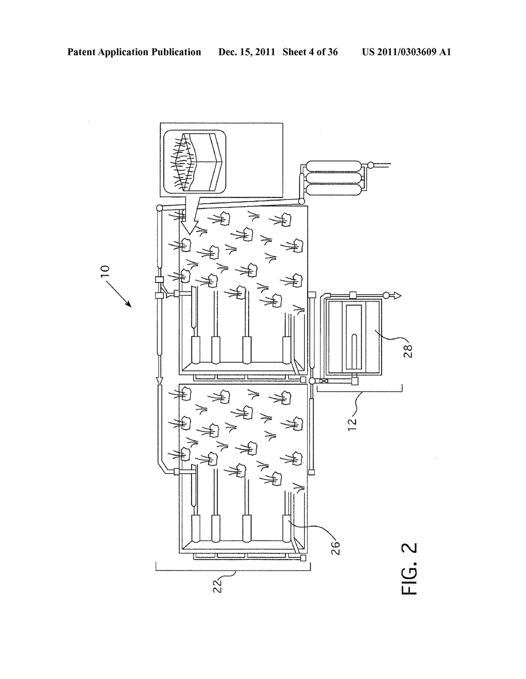 WASTEWATER TREATMENT SYSTEM AND METHOD FOR REMOVAL OF CONTAMINANTS VIA     MIXED METAL OXIDE BEDS - diagram, schematic, and image 05