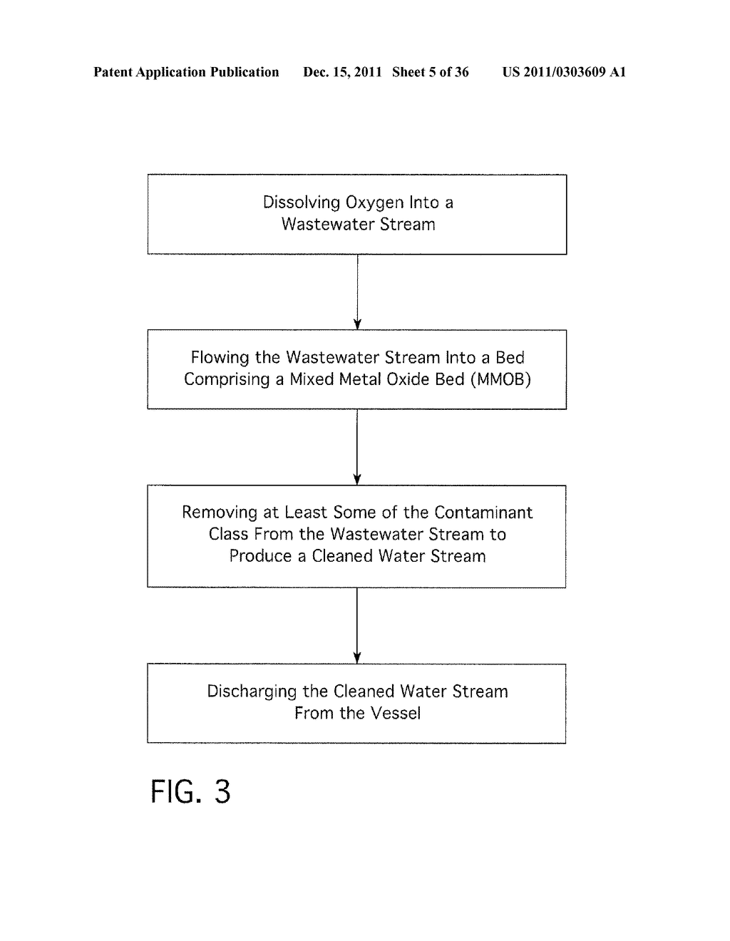 WASTEWATER TREATMENT SYSTEM AND METHOD FOR REMOVAL OF CONTAMINANTS VIA     MIXED METAL OXIDE BEDS - diagram, schematic, and image 06