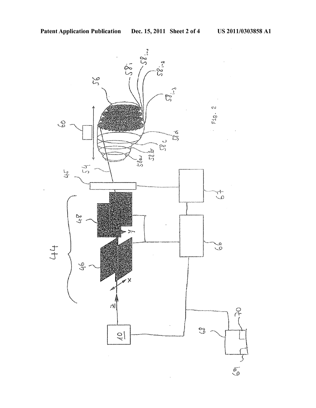 Device and Method for Determining Control Parameters for an Irradiation     Unit, Irradiation Unit and Irradiation Method - diagram, schematic, and image 03