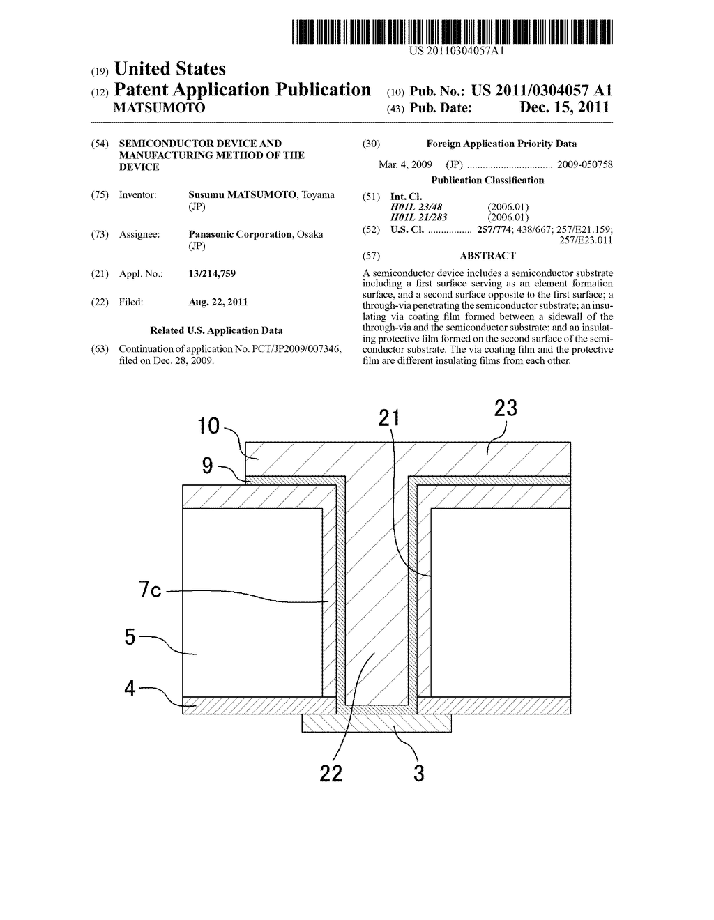 SEMICONDUCTOR DEVICE AND MANUFACTURING METHOD OF THE DEVICE - diagram, schematic, and image 01