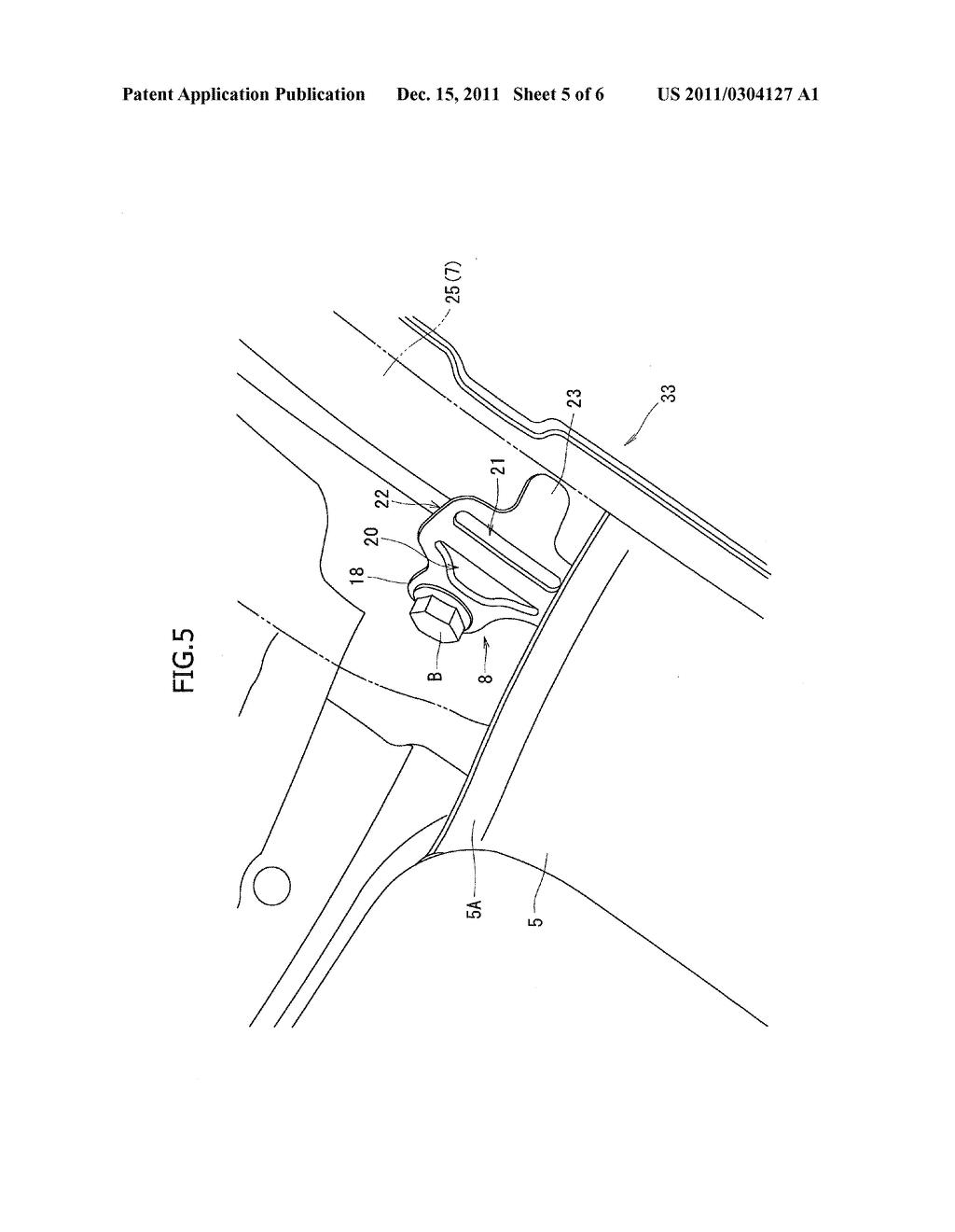 ROOF STRUCTURE FOR AUTOMOBILE - diagram, schematic, and image 06