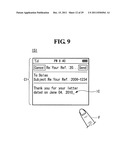 MOBILE TERMINAL AND DISPLAYING METHOD THEREOF diagram and image