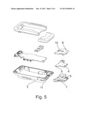 ELECTRONIC DEVICE HOLDER, ESPECIALLY FOR A MOBILE PHONE, FOR USE IN A     MECHANICAL VEHICLE diagram and image