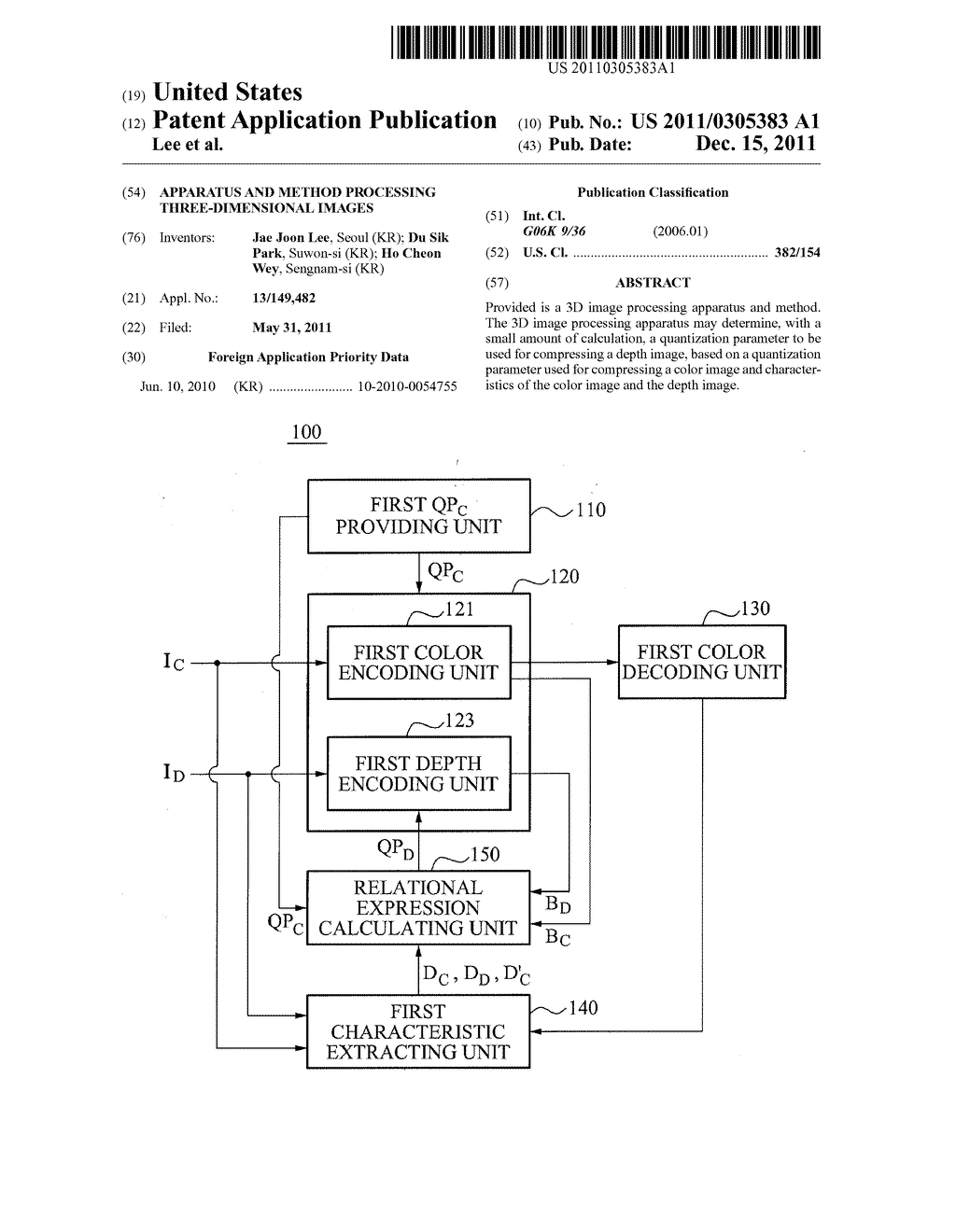 APPARATUS AND METHOD PROCESSING THREE-DIMENSIONAL IMAGES - diagram, schematic, and image 01