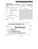 BUSINESS CARD RECOGNITION SYSTEM diagram and image