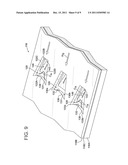 COMPONENT WALL HAVING DIFFUSION SECTIONS FOR COOLING IN A TURBINE ENGINE diagram and image