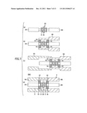 Coaxial connector having a dielectric material for impedance matching diagram and image