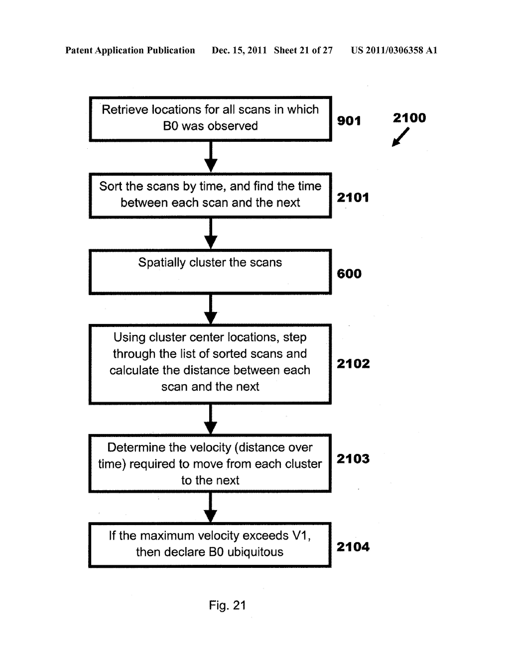 SYSTEMS FOR AND METHODS OF DETERMINING LIKELIHOOD OF REFERENCE POINT     IDENTITY DUPLICATION IN A POSITIONING SYSTEM - diagram, schematic, and image 22