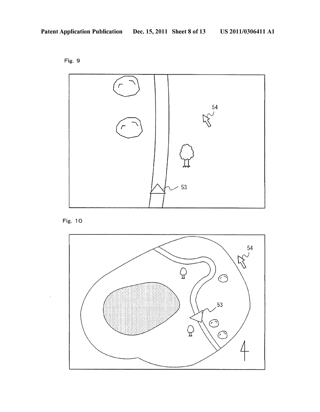 STORAGE MEDIUM HAVING INFORMATION PROCESSING PROGRAM STORED THEREIN,     INFORMATION PROCESSING DEVICE, INFORMATION PROCESSING SYSTEM, AND MAP     DISPLAY METHOD - diagram, schematic, and image 09