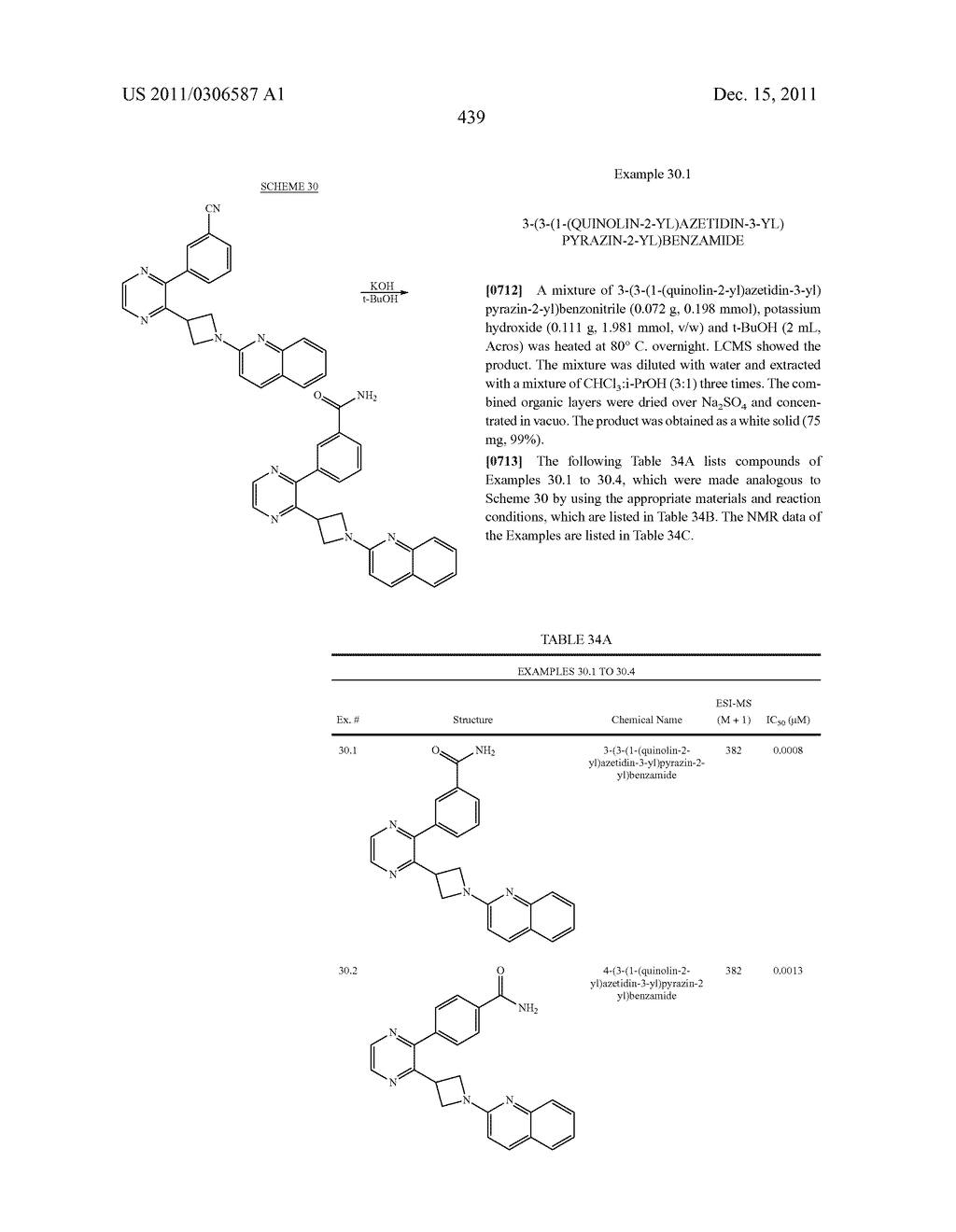UNSATURATED NITROGEN HETEROCYCLIC COMPOUNDS USEFUL AS PDE10 INHIBITORS - diagram, schematic, and image 440