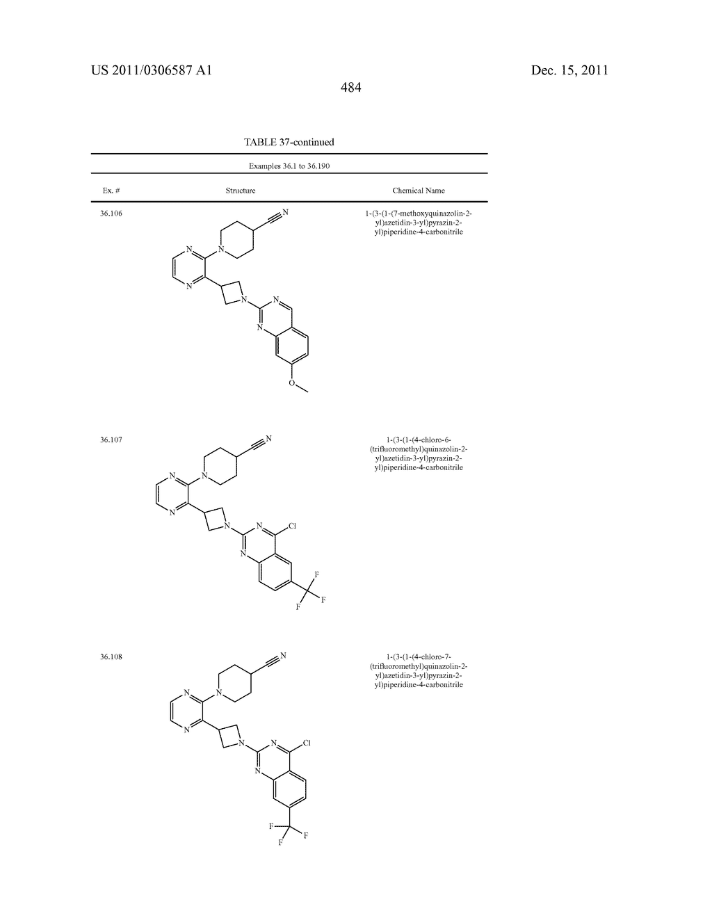 UNSATURATED NITROGEN HETEROCYCLIC COMPOUNDS USEFUL AS PDE10 INHIBITORS - diagram, schematic, and image 485