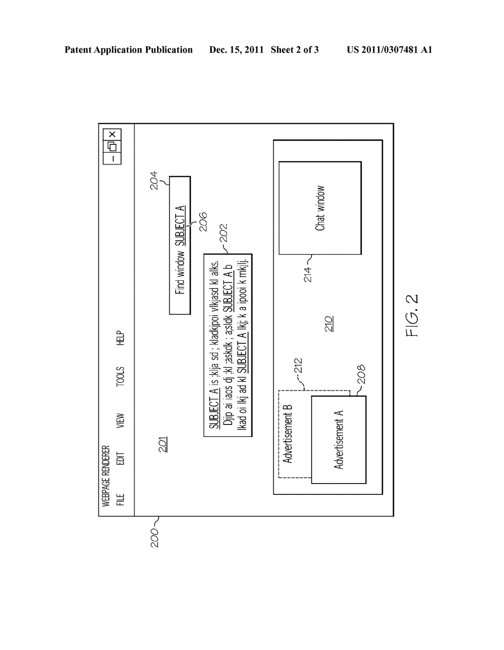 INCORPORATING BROWSER-BASED FIND FUNCTIONALITY INTO CUSTOMIZED WEBPAGE     DISPLAYS - diagram, schematic, and image 03