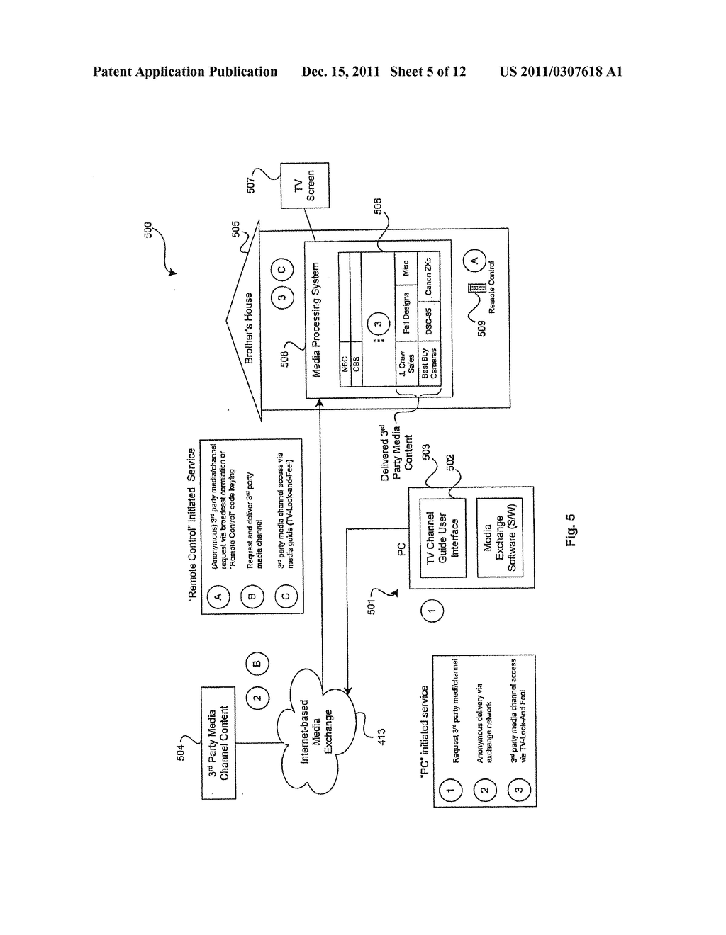 SECURE LEGACY MEDIA PERIPHERAL ASSOCIATION WITH AUTHENTICATION IN A MEDIA     EXCHANGE NETWORK - diagram, schematic, and image 06