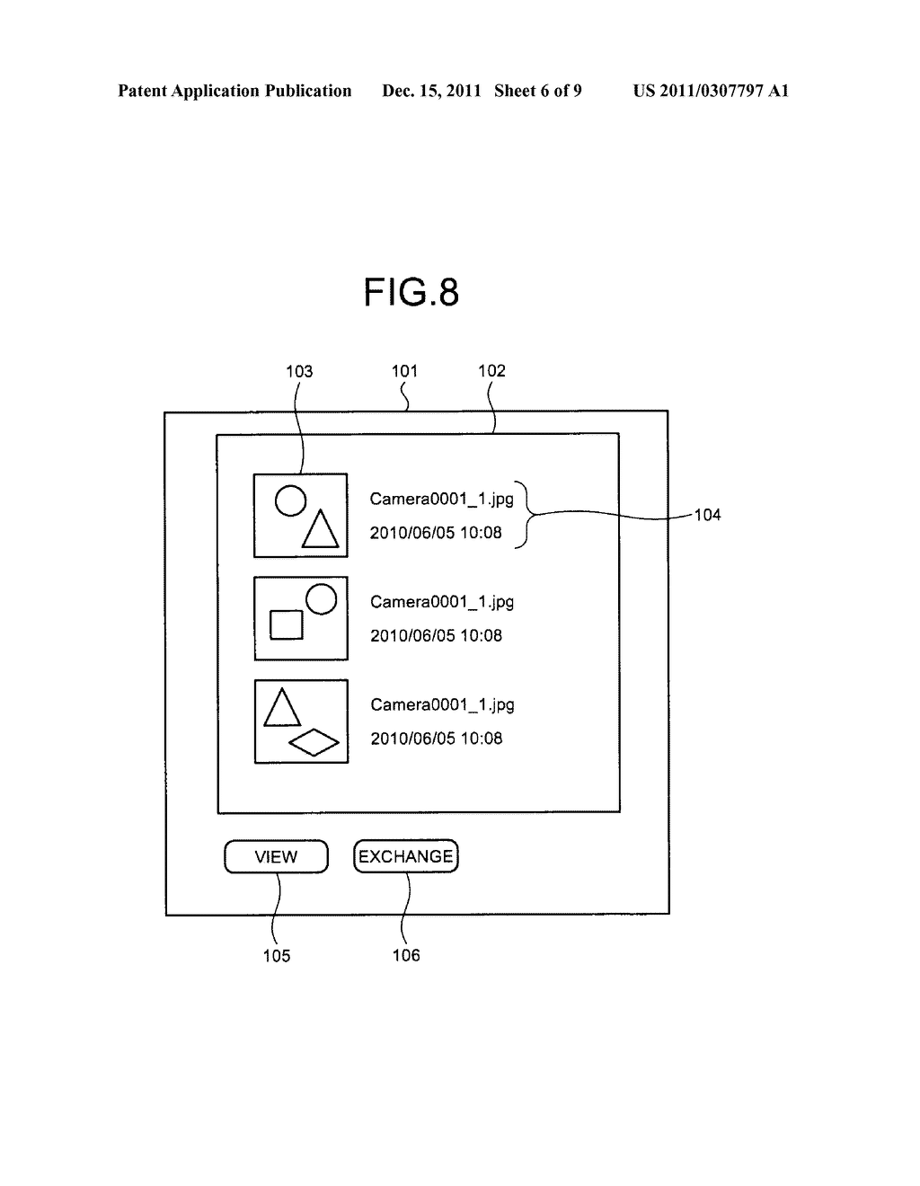 FILE EXCHANGE SYSTEM AND MOBILE DEVICE - diagram, schematic, and image 07