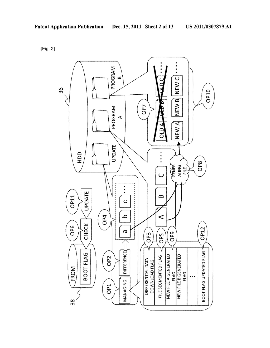 PROGRAM UPDATE DEVICE, PROGRAM UPDATE METHOD, AND INFORMATION PROCESSING     DEVICE - diagram, schematic, and image 03