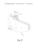 Ballistic and Impact Protective Visor System for Military Helmet Assembly diagram and image