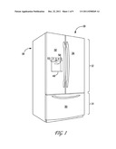 APPARATUS FOR PELLETIZING ICE WITHIN A REFRIGERATOR diagram and image