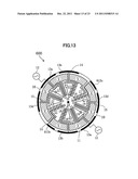 VIBRATING GYROSCOPE INCLUDING PIEZOELECTRIC FILM AND METHOD FOR     MANUFACTURING SAME diagram and image