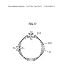 VIBRATING GYROSCOPE INCLUDING PIEZOELECTRIC FILM AND METHOD FOR     MANUFACTURING SAME diagram and image