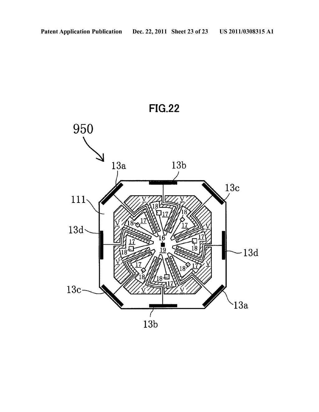VIBRATING GYROSCOPE INCLUDING PIEZOELECTRIC FILM AND METHOD FOR     MANUFACTURING SAME - diagram, schematic, and image 24