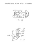 LATCH FOR TRAVEL GUITAR WITH HINGED NECK diagram and image