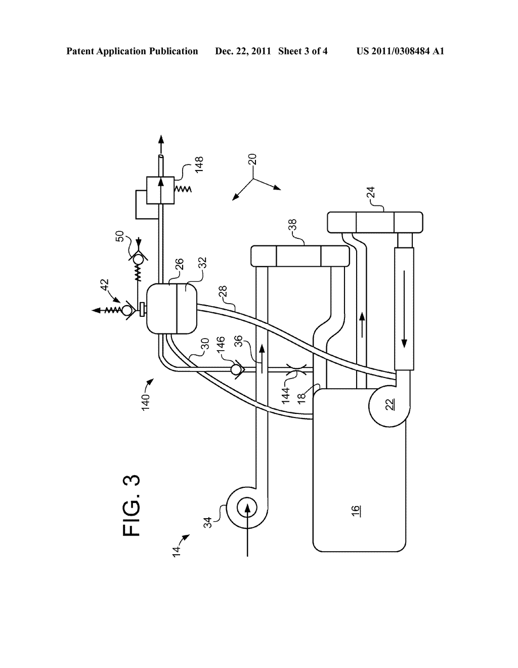 METHOD AND APPARATUS TO REGULATE COOLANT PUMP INLET PRESSURE - diagram, schematic, and image 04