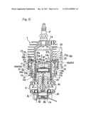 TWO-STROKE CYCLE COMBUSTION ENGINE OF AIR SCAVENGING TYPE diagram and image