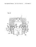 TWO-STROKE CYCLE COMBUSTION ENGINE OF AIR SCAVENGING TYPE diagram and image