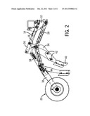 PRECISION HOE OPENER WITH SWING LINK BETWEEN CYLINDER AND SHANK diagram and image