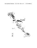 PRECISION HOE OPENER WITH SWING LINK BETWEEN CYLINDER AND SHANK diagram and image