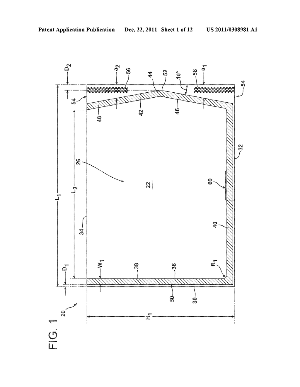 SEALED POUCHES FOR MEDICAL DEVICES HAVING TEXTURED OPENING FLANGES AND     METHODS THEREFOR - diagram, schematic, and image 02