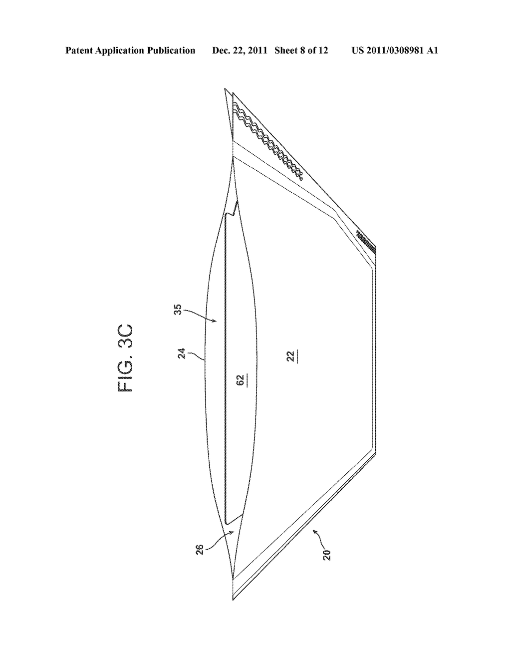 SEALED POUCHES FOR MEDICAL DEVICES HAVING TEXTURED OPENING FLANGES AND     METHODS THEREFOR - diagram, schematic, and image 09