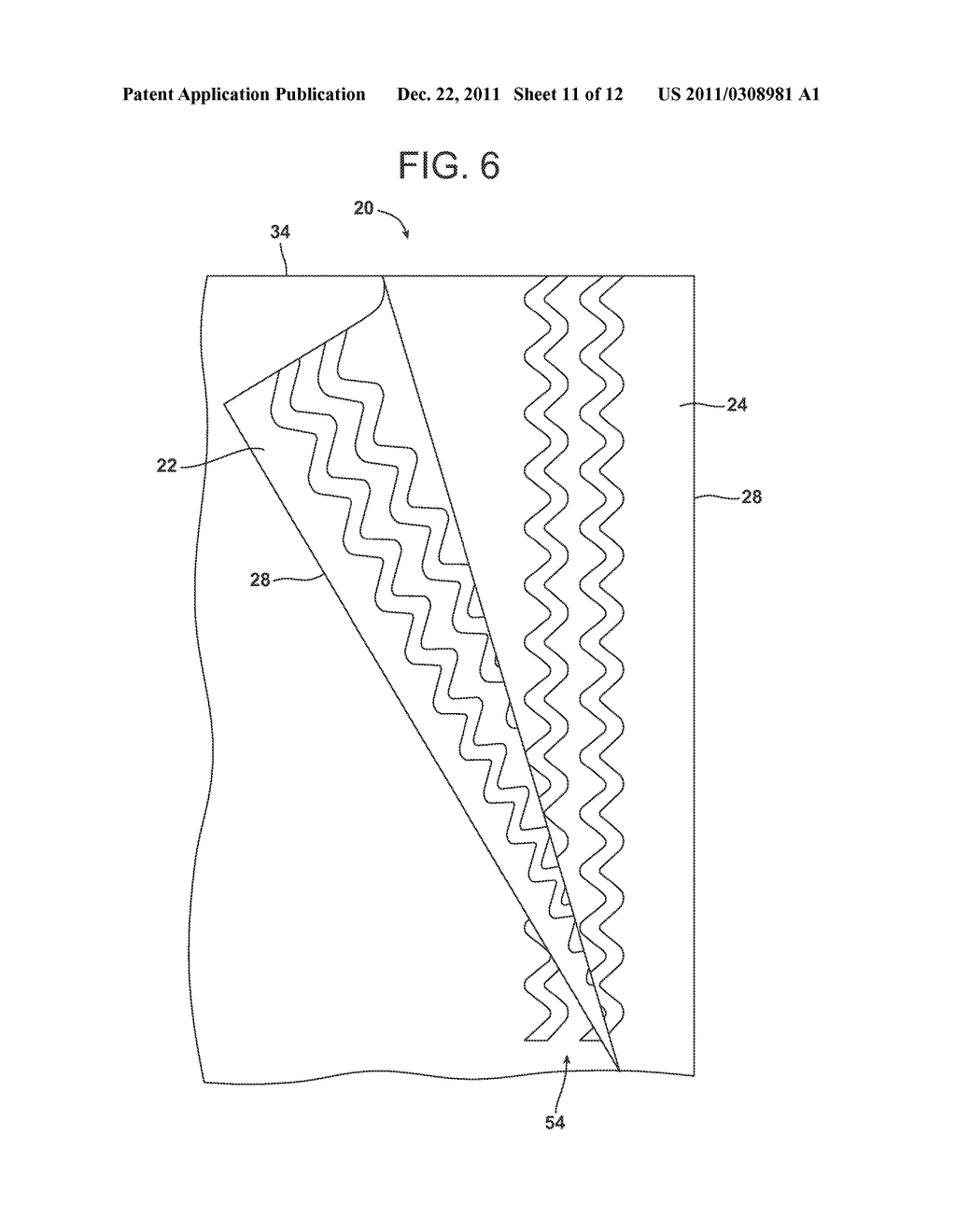 SEALED POUCHES FOR MEDICAL DEVICES HAVING TEXTURED OPENING FLANGES AND     METHODS THEREFOR - diagram, schematic, and image 12