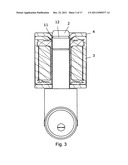 VALVE WITH A SOLENOID FIXED TO A PLUNGER TUBE BY A YOKE diagram and image