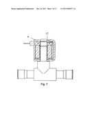 VALVE WITH A SOLENOID FIXED TO A PLUNGER TUBE BY A YOKE diagram and image