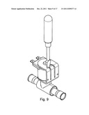 VALVE WITH A SOLENOID FIXED TO A PLUNGER TUBE BY A YOKE diagram and image