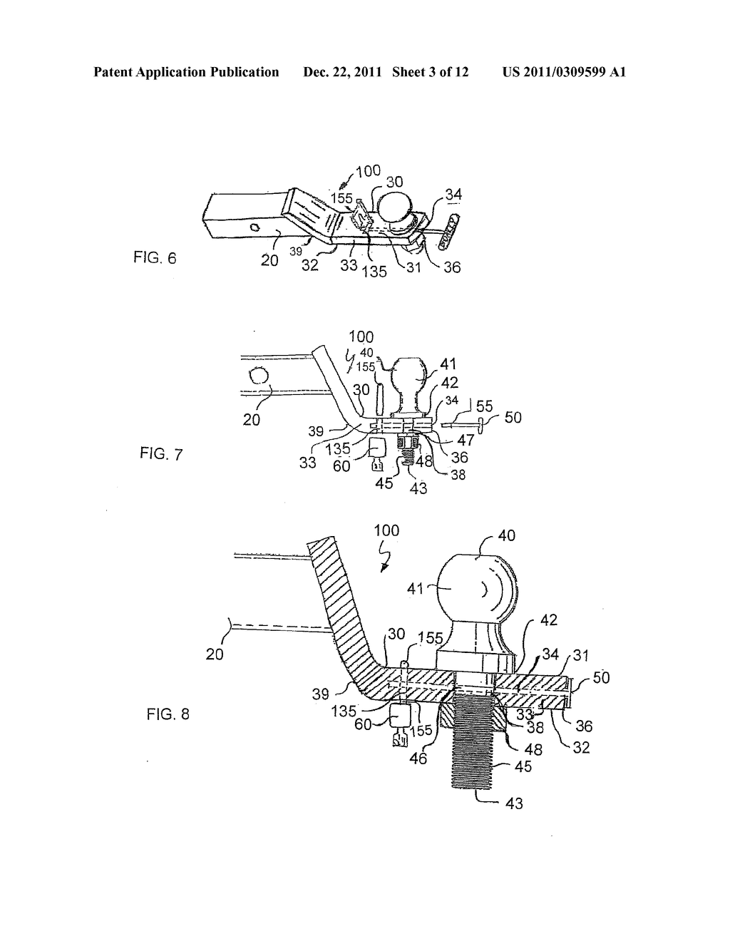 Multi-Function Anti-Rotational/Anti-Theft Hitch Ball Assembly - diagram, schematic, and image 04