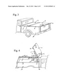 Adjustable height horizontal lockable frame method to attach and to lift a     truck bed cover diagram and image
