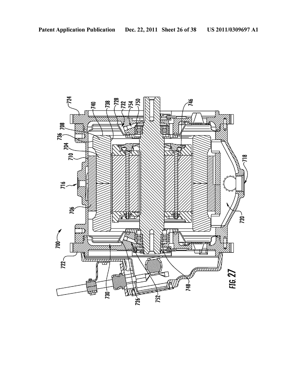 ELECTRIC MOTOR ASSEMBLIES INCLUDING STATOR AND/OR ROTOR COOLING - diagram, schematic, and image 27