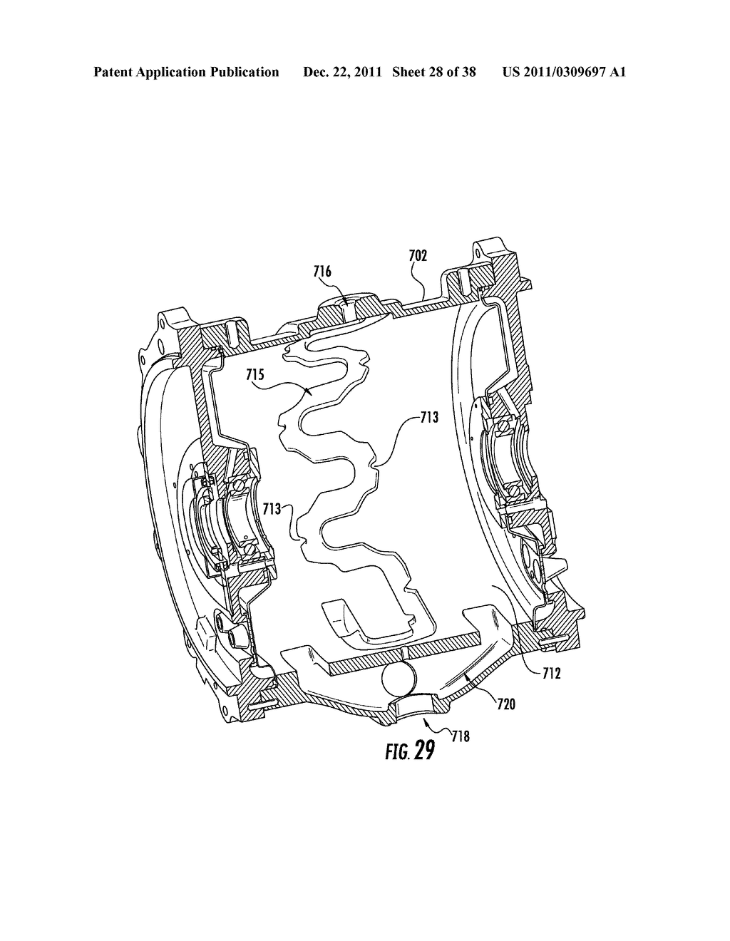 ELECTRIC MOTOR ASSEMBLIES INCLUDING STATOR AND/OR ROTOR COOLING - diagram, schematic, and image 29