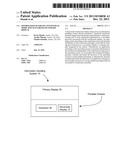 Information Handling System Dual Mode Touch Enabled Secondary Display diagram and image